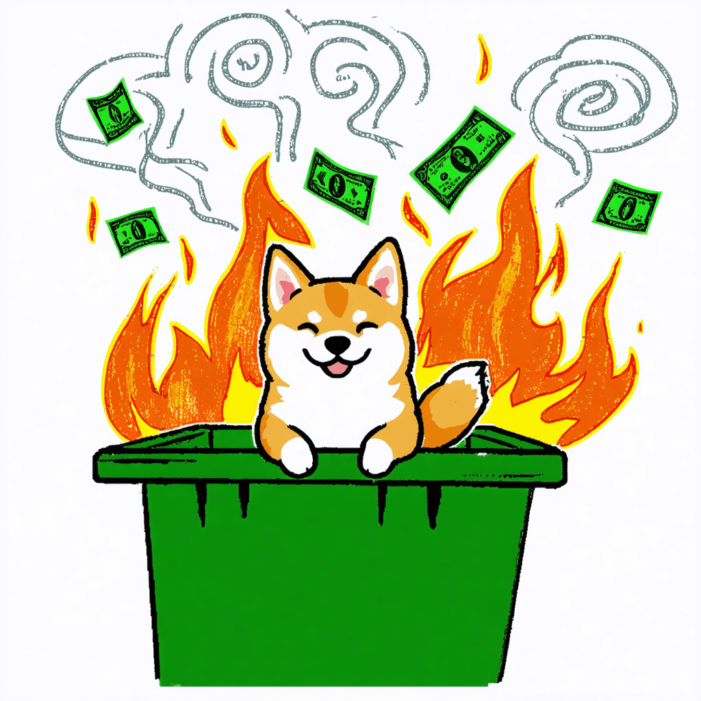 Dumpster Fire Doge